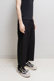 YOHJI YAMAMOTO POUR HOMME - SS19 Double pocket wide gabardine wool pants