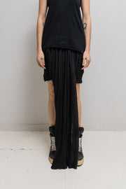 RICK OWENS - SS18 "DIRT" Silk bud boner skirt