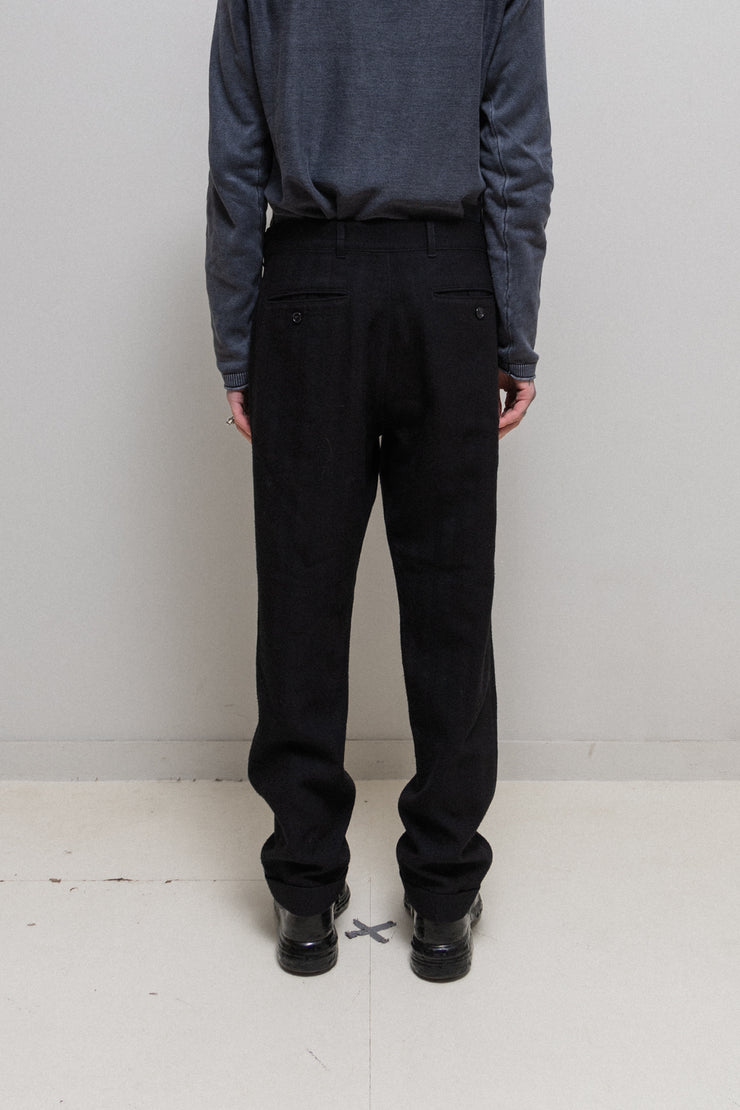 ANN DEMEULEMEESTER - Virgin wool wide pants