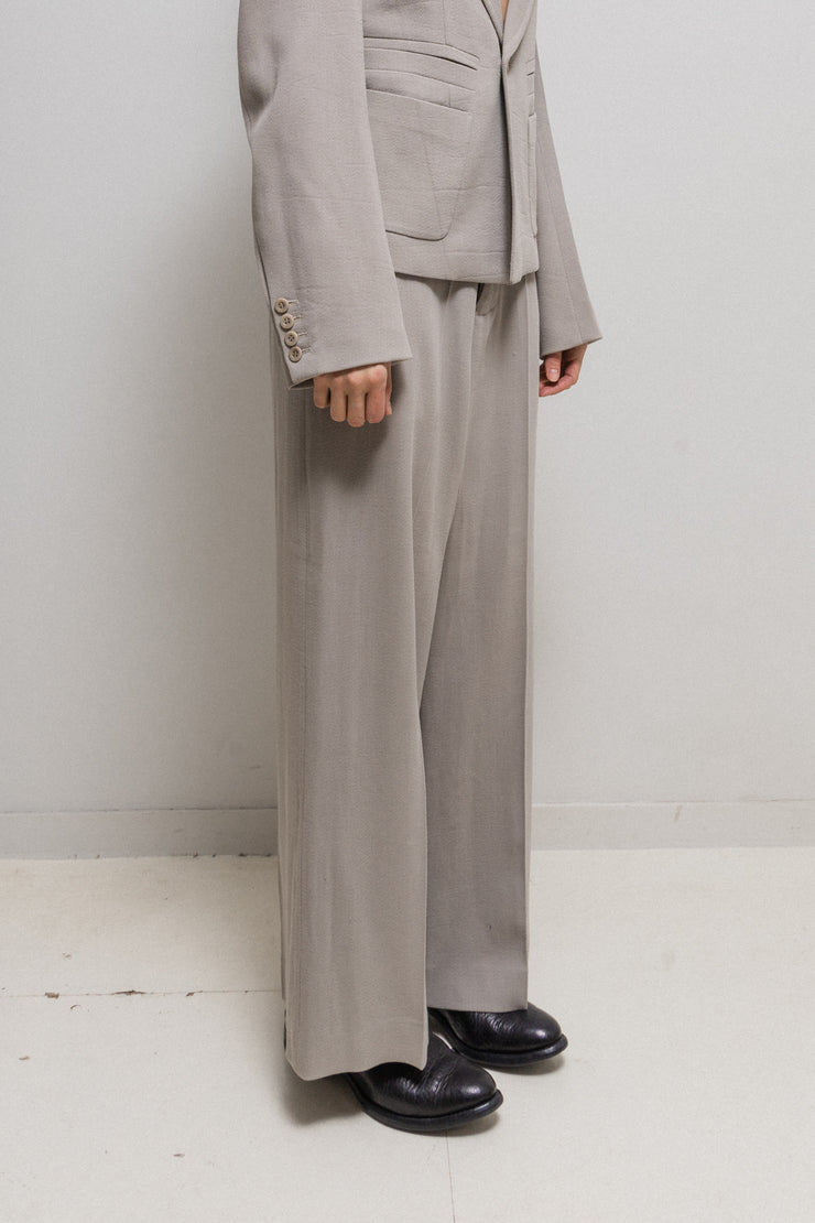 RICK OWENS - FW02 "SPARROWS" Virgin wool wide pants