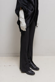 ANN DEMEULEMEESTER - FW01 Wide pants with ankle slits and hooks (runway)