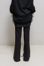 ANN DEMEULEMEESTER - FW01 Wide pants with ankle slits and hooks (runway)