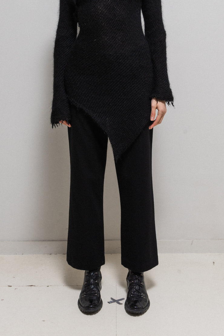 YOHJI YAMAMOTO - FW05 Wide wool pants with double pocket details