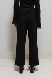 YOHJI YAMAMOTO - FW05 Wide wool pants with double pocket details