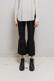 DRIES VAN NOTEN - Flared cotton short pants