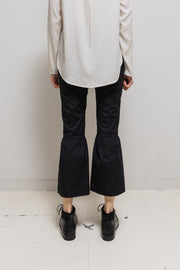 DRIES VAN NOTEN - Flared cotton short pants