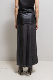 (New arrival) ANN DEMEULEMEESTER - SS00 Maxi cotton denim skirt