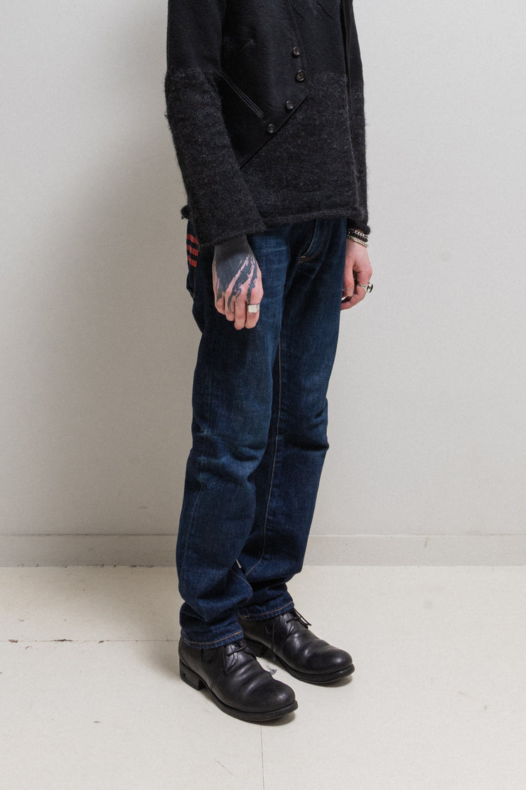 (New Arrival) BLACKMEANS - Blue Hiroshima selvedge denim