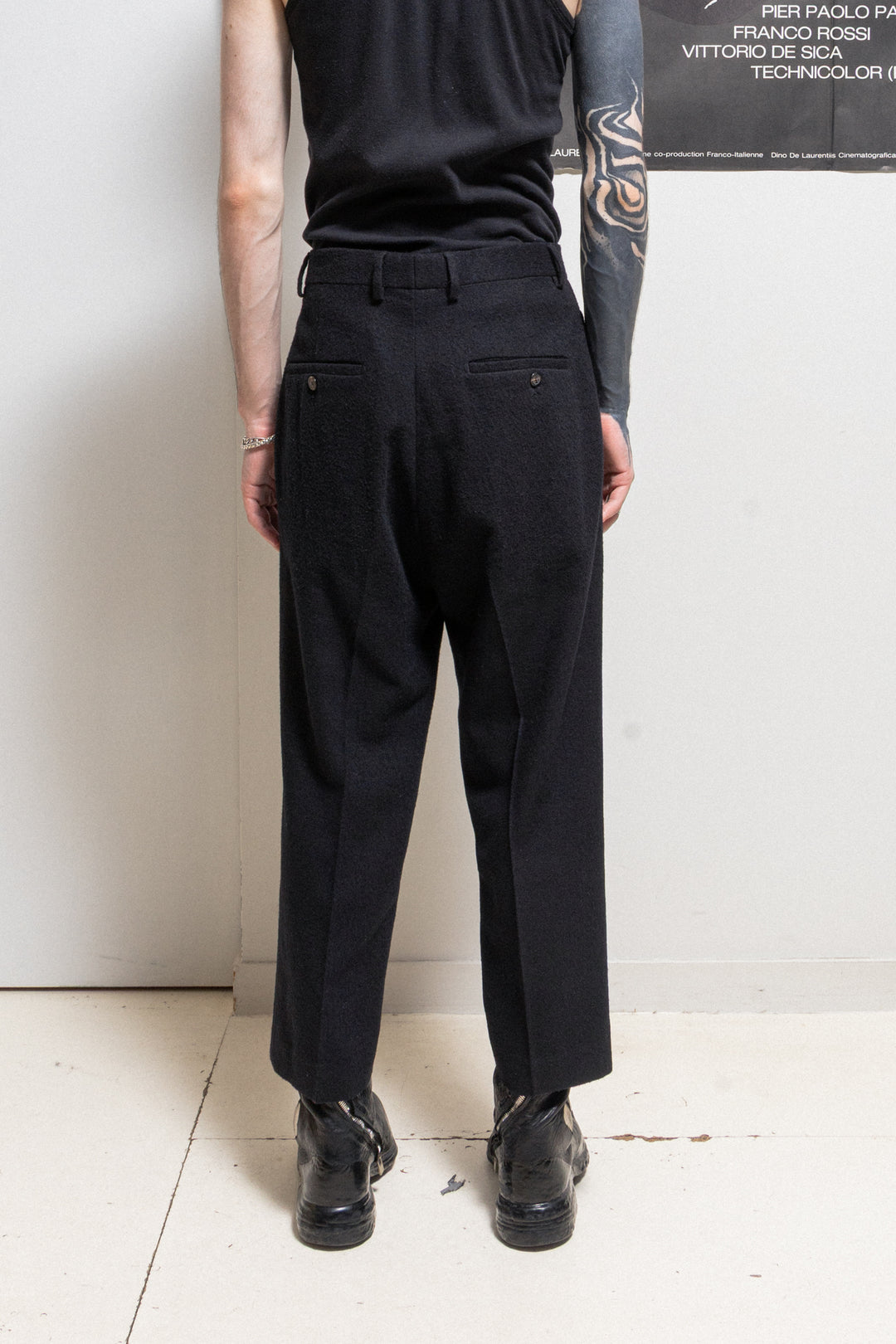 パンツ RICK OWENS PERFORMA FW20 TROUSERS RICK OWENS - FW20 « PERFORMA » Cotton wool Astaire pants – L'OBSCUR