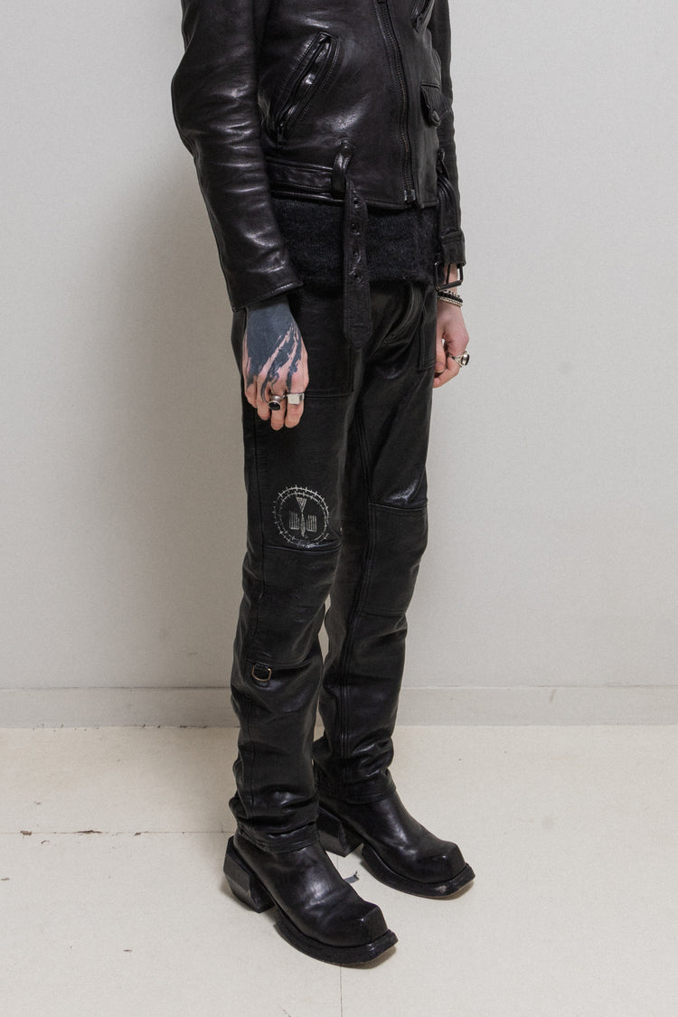 y*7様 Blackmeans leather pants cowskin y*7様 Blackmeans leather pants cowskin Cow Leather Slim