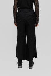 JUNYA WATANABE - FW15 Flared wool pants with diagonal seams
