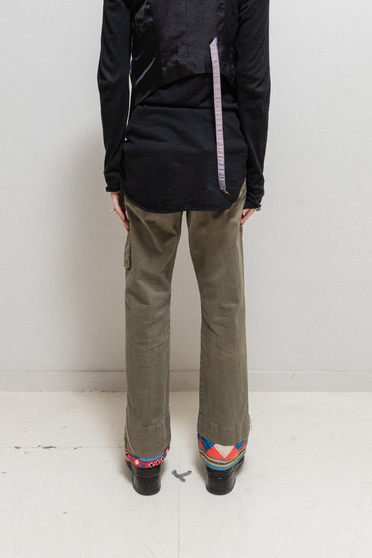 UNDERCOVER - SS03 "SCAB" Ethnic bottom cotton pants with flap pockets