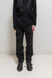 UNDERCOVER - SS03 "SCAB" Flared crust pants