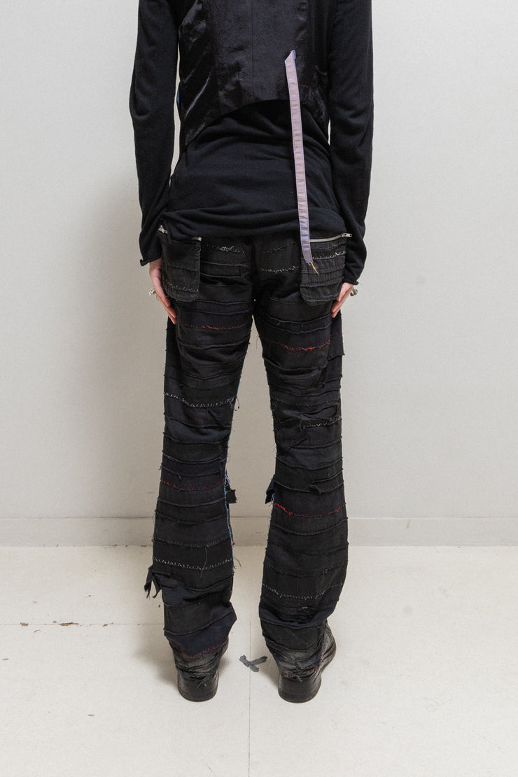 UNDERCOVER - SS03 "SCAB" Flared crust pants