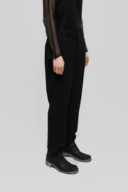 RICK OWENS - FW19 "LARRY" Wool Astaire pants