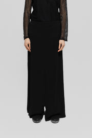 ANN DEMEULEMEESTER - FW01 Long skirt with front and back zippers