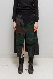 UNDERCOVER - FW02 “Witch’s cell division” Transformable maxi skirt with Gundam alike landscape