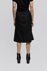 ALEXANDER MCQUEEN - Wool darted skirt (late 90's)