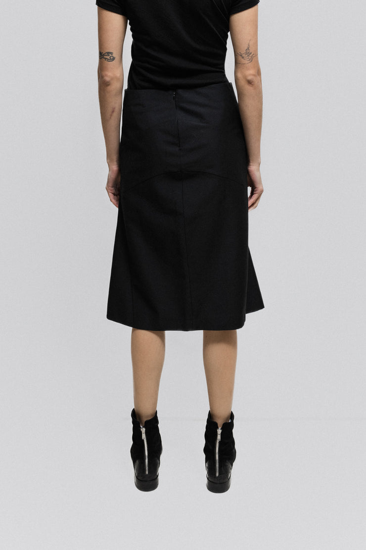 ALEXANDER MCQUEEN - Wool darted skirt (late 90&