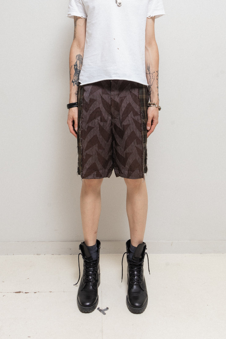 COMME DES GARCONS HOMME PLUS - FW02 Patterned lightweight docking shorts