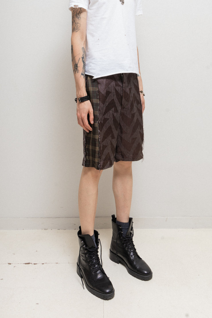 COMME DES GARCONS HOMME PLUS - FW02 Patterned lightweight docking shorts
