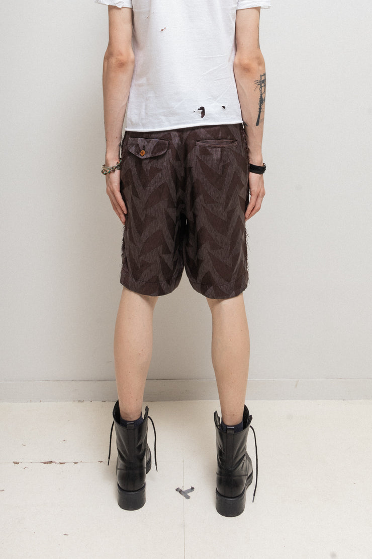 COMME DES GARCONS HOMME PLUS - FW02 Patterned lightweight docking shorts