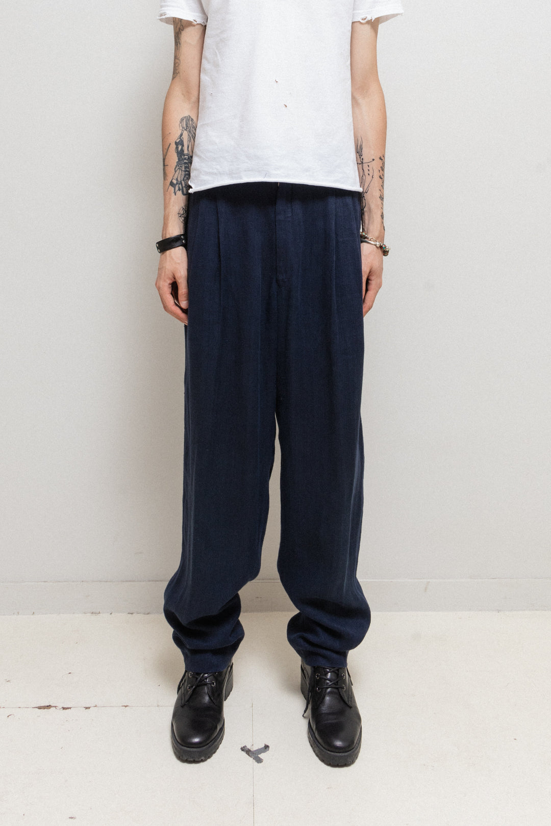Comme des Garçons Docking Rap Pants Comme des Garcons Wrap Sarueru Pants AD1999 90s Runway Model