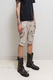 JULIUS 7 - SS10 « Neurbanvolker » Cotton lyocell cargo shorts