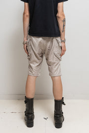 JULIUS 7 - SS10 « Neurbanvolker » Cotton lyocell cargo shorts