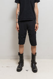 VOLGA VOLGA - Double layer wool and cotton shorts