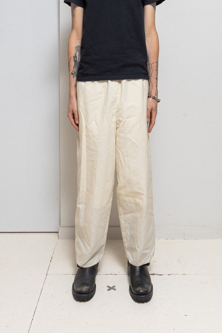 CAMIEL FORTGENS - Wool + cotton "grandpa" pants