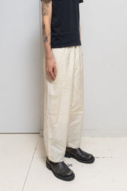 CAMIEL FORTGENS - Wool + cotton "grandpa" pants