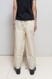 CAMIEL FORTGENS - Wool + cotton "grandpa" pants