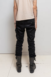 JULIUS 7 - FW09 « Canon_2 protection_ism » Cotton satin slim gasmask pants