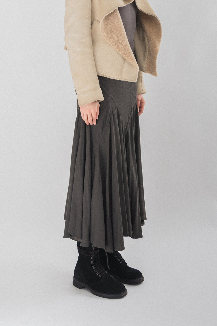 RICK OWENS - FW11 LIMO Long pleated skirt – L'OBSCUR