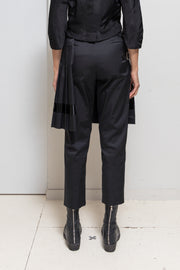 COMME DES GARÇONS - FW04 Cotton + nylon skirt pants with ribbon detail
