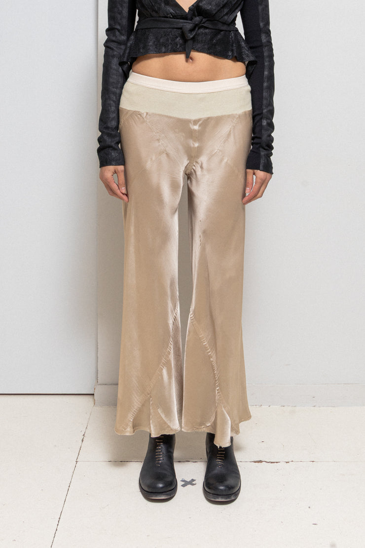 RICK OWENS - SS04 « CITROËN » Wide satin pants (runway)