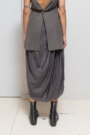 RICK OWENS - SS10 « RELEASE » Silk pleated skirt shorts (runway)