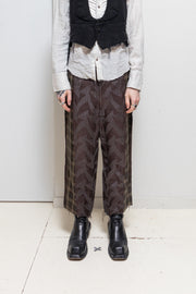 COMME DES GARÇONS HOMME PLUS - FW02 Lightweight docking pants with frayed seams (runway)