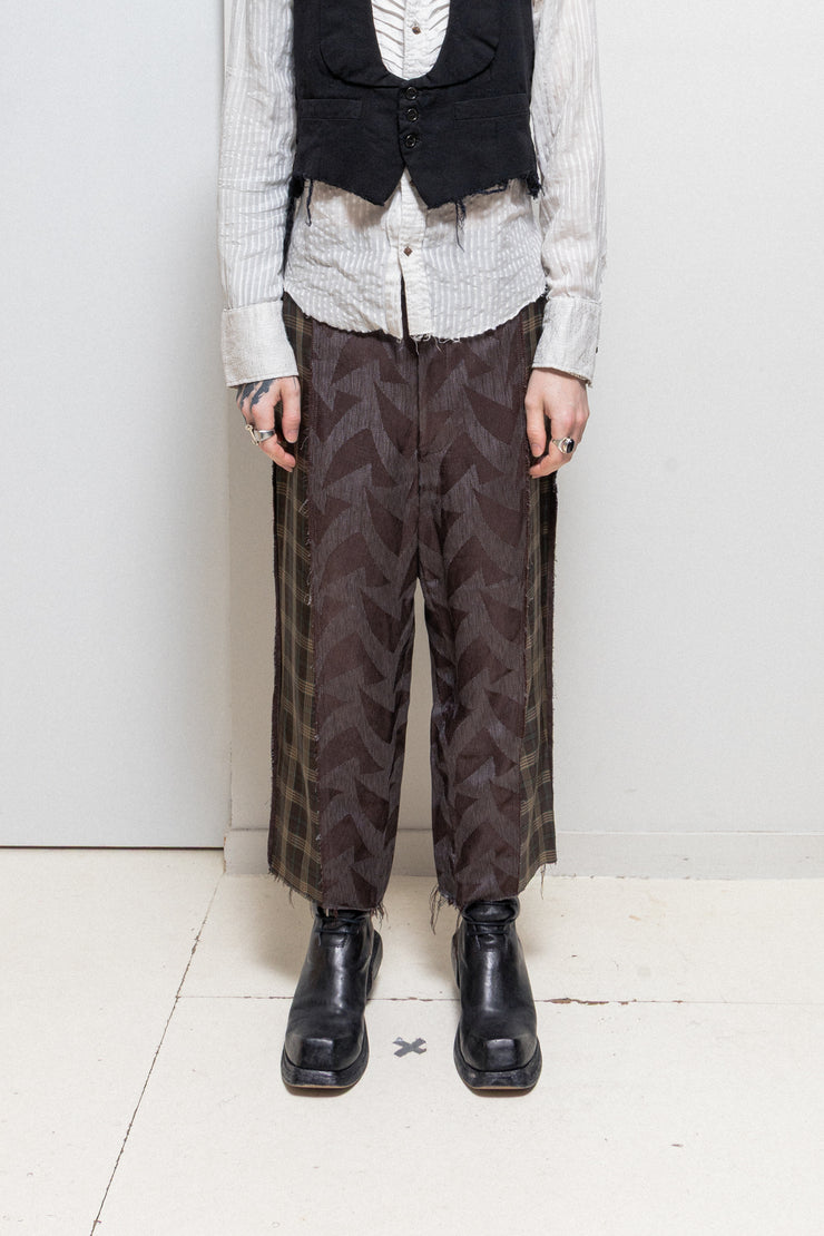 COMME DES GARÇONS HOMME PLUS - FW02 Lightweight docking pants with frayed seams (runway)