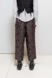 COMME DES GARÇONS HOMME PLUS - FW02 Lightweight docking pants with frayed seams (runway)