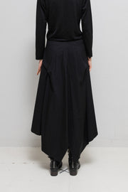 YOHJI YAMAMOTO Y'S - Long skirt with rounded seam details