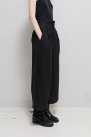 YOHJI YAMAMOTO Y'S PINK - High waisted wide wool pants