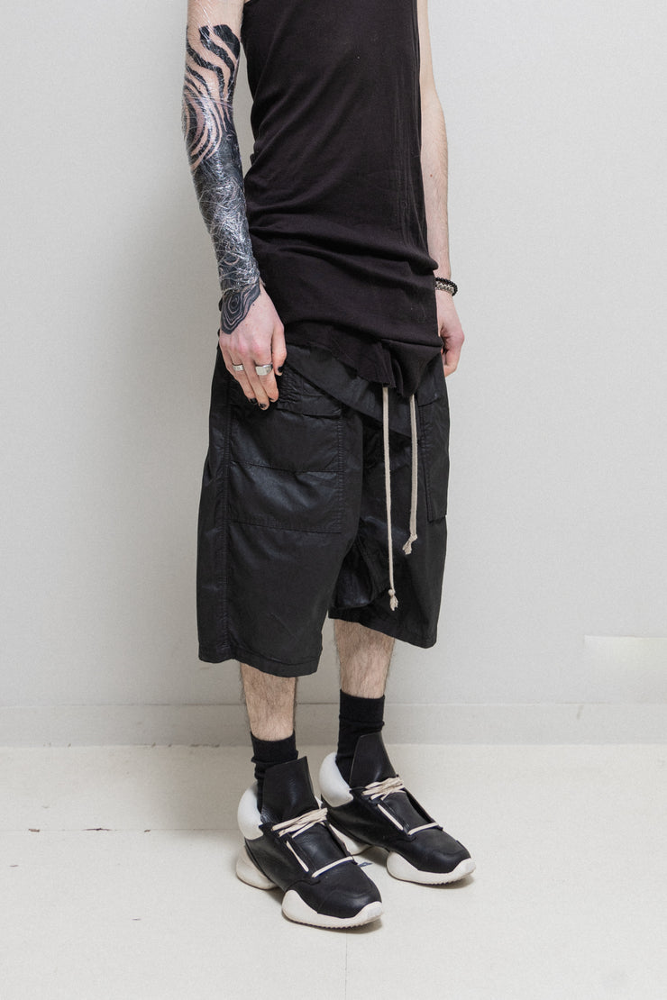 RICK OWENS DRKSHDW SS15 Memphis waxed shorts L OBSCUR