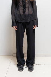 ANN DEMEULEMEESTER - Early 2000’s Wide fleece wool pants