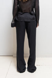 ANN DEMEULEMEESTER - Early 2000’s Wide fleece wool pants