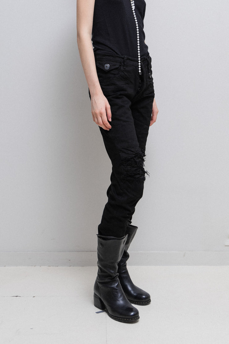 JULIUS 7 - FW10 "GOTH_IK" Biker denim