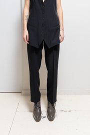 RICK OWENS - 2003 / 2006 Pleated crop pants