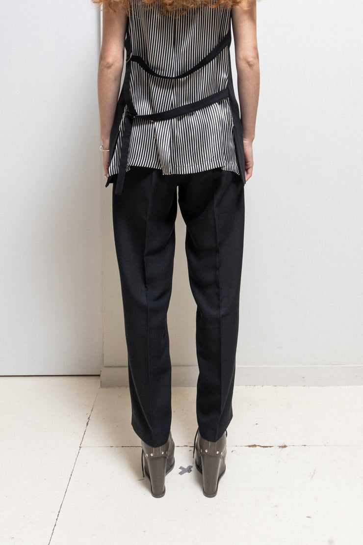 RICK OWENS - 2003 / 2006 Pleated crop pants