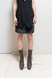 A.F VANDEVORST - FW15 printed mini skirt